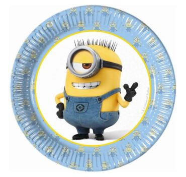 Minnions Plates 20cm 8pcs